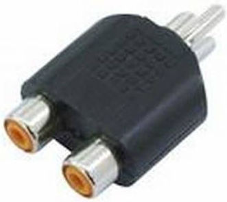Cobra Μετατροπέας RCA 2x female σε RCA male 1τμχ 59217