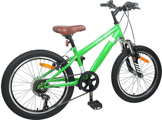 vidaXL 24" Παιδικό Mountain Bike Πράσινο