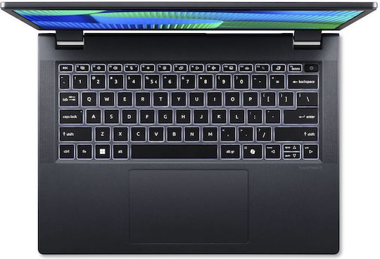 Acer TravelMate TMP414 -53-G2-TCO-585Q 16" IPS FHD+ (Core 5-120U/16GB/256GB SSD/Iris Xe Graphics/W11 Pro) Blue (International English Keyboard)