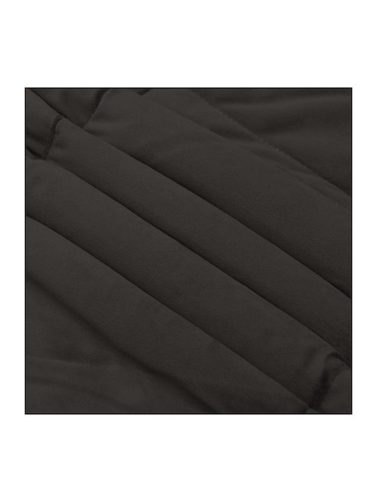 vidaXL Samt Decke Übergröße 220x260cm Anthrazit