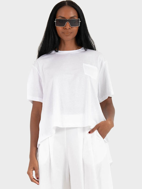 Damen T-Shirt Weiß