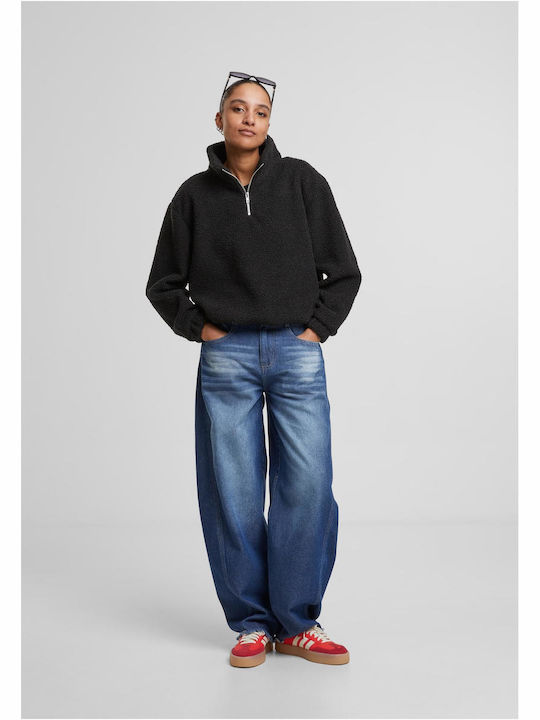 Women's Sherpa Black Blouse
