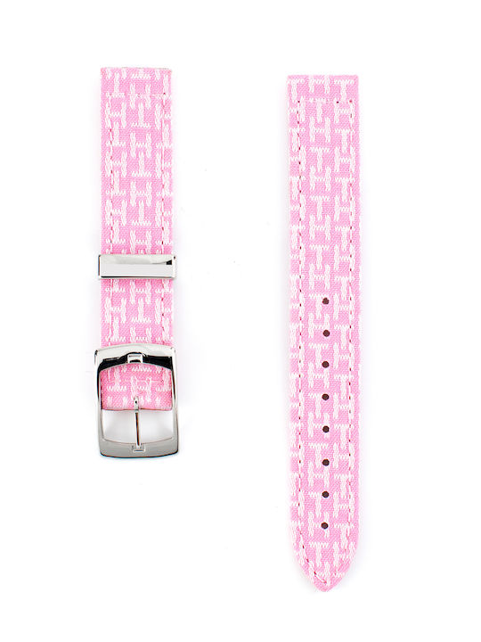 Tommy Hilfiger Leather Watch Strap Pink 15mm