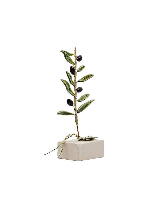 Rozos Keramics 17-968 Ceramică Decorativă Manuală Tematică Măslină 6x18
