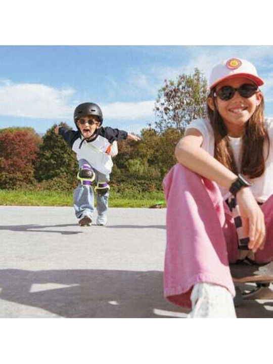 KiETLA Years Unbreakable Round Kids Sunglasses with Polarized Brown Lens