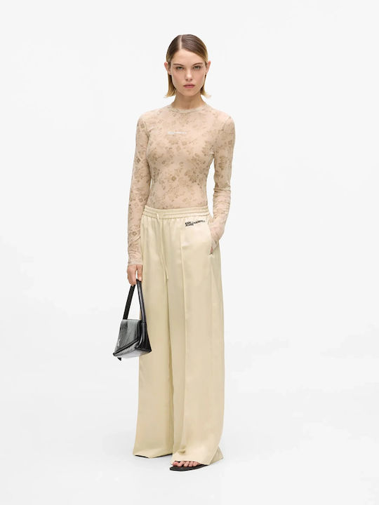 Women's Fabric Trousers Champagne