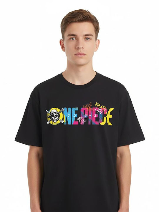 Цял Бански Pirate Life Цветен Черен T-shirt