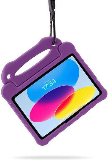 Pipetto Durable Back Cover For Kids Purple Apple Ipad 10.9 (2022) Ipad 11 (2025) Ipad Air 11