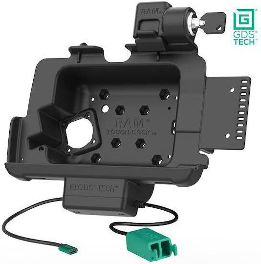 Ram Mounts Gds Power Lock + Dual Usb Dock Zebra Et4x 8" Intelliskin Mehrfarbig