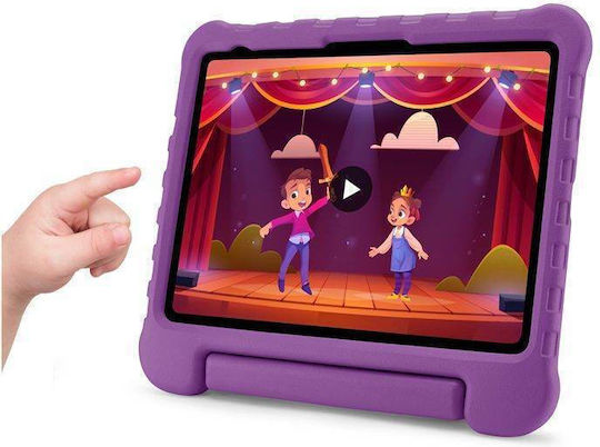 Pipetto Durable Back Cover For Kids Purple Apple Ipad 10.9 (2022) Ipad 11 (2025) Ipad Air 11