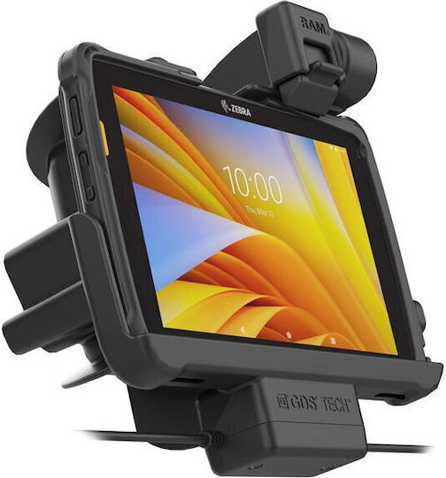 Ram Mounts Gds Power Lock + Dual Usb Dock Zebra Et4x 8" Intelliskin Mehrfarbig
