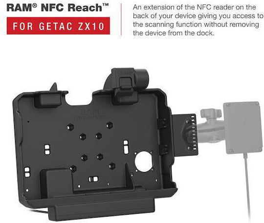 Ram Mounts Ram Form-fit Dock Alimentat Getac Zx10 Multicolor