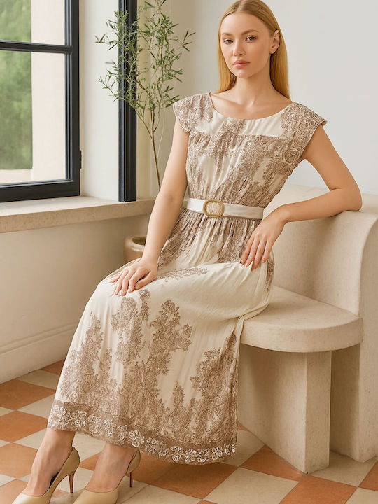 Summer Maxi Dress for Wedding - Christening White