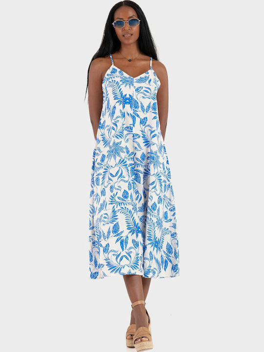 Josie Καλοκαιρινό Midi Φόρεμα Off White