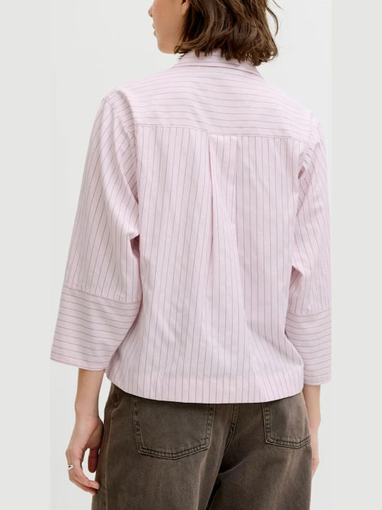 Jack & Jones Long Sleeve Women's Shirt Pink Lady