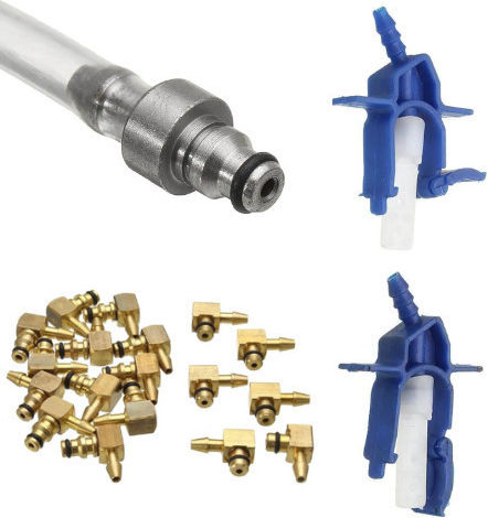 Set 36 Pieces Case Measuring Tools for Common Rail Injector Return 6 Cylinder