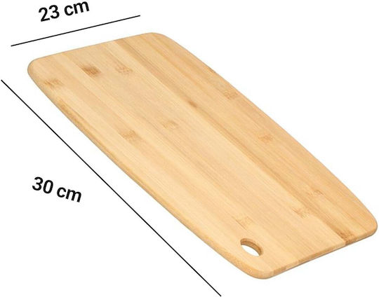 Alpina Bambus Schneidebrett 30x23cm Aufhängeloch Beiges