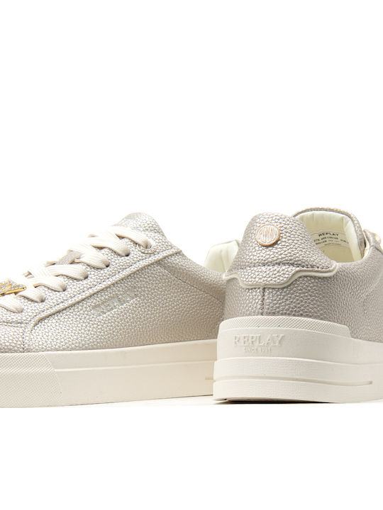 Evan Damen Sneakers Silber