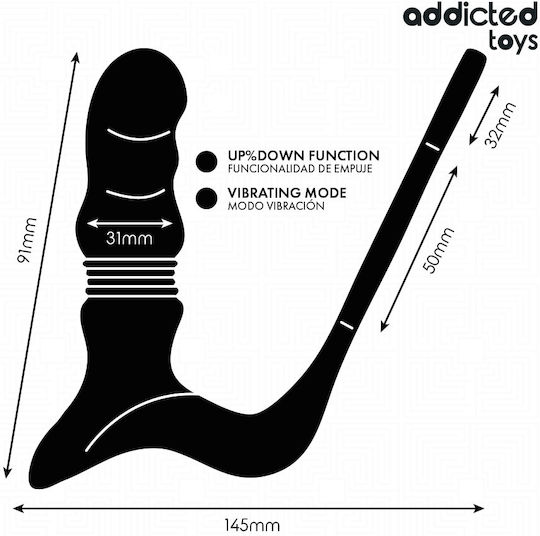Addicted Toys Δονούμενο Δαχτυλίδι Πέους Σιλικόνης
