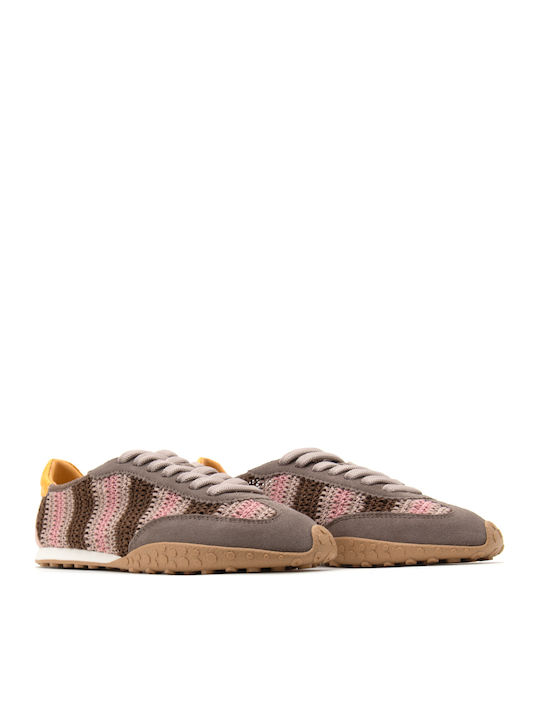 Women's Sneakers Brown Pink