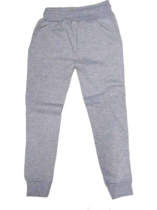 Kids Tracksuit Pants Gray Mario Pacman Friendship