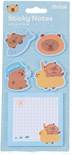 I-total Χαρτάκια Sticky Notes Capybara Σιελ