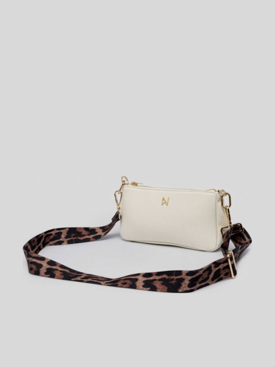 Flavia Damenhandtasche Crossbody Schulter Handtasche Ivory