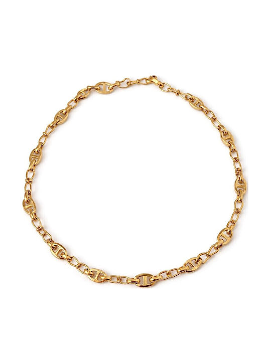 Eluna Necklace From Gold Plated Steel