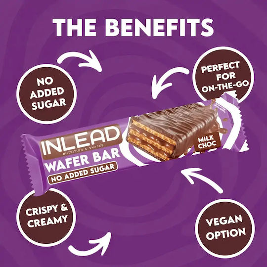 Inlead Nutrition Протеинови Барове с Вкус Milk Chocolate 15x45гр