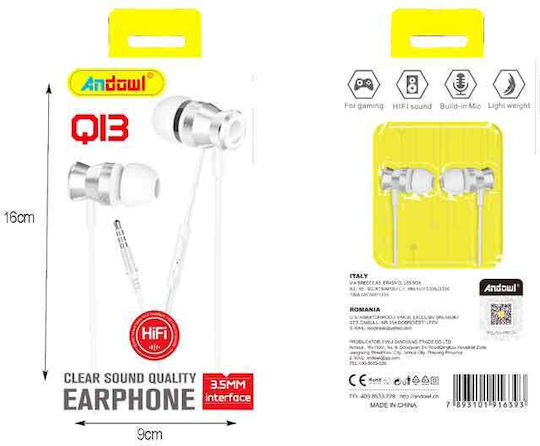 Andowl Wired Earphones Aux 3.5mm Q13 Earphone