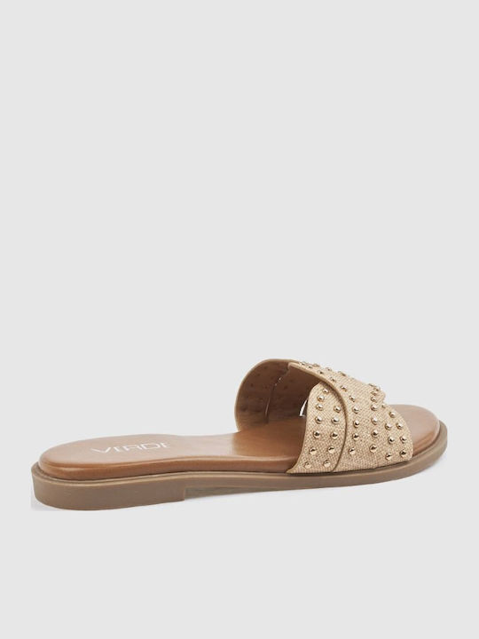 Women's Flat Sandals Beige