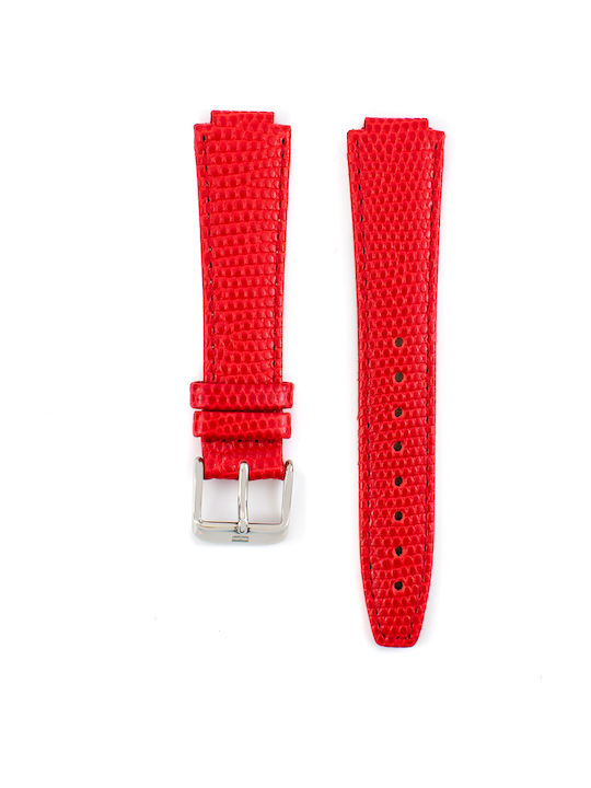 Tommy Hilfiger 679300530 Δερμάτινο Λουράκι Κόκκινο 12mm
