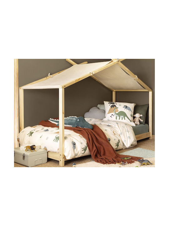 Atmosphera Dino Set Kids Duvet Cover Single With Pillowcase White 140x200cm