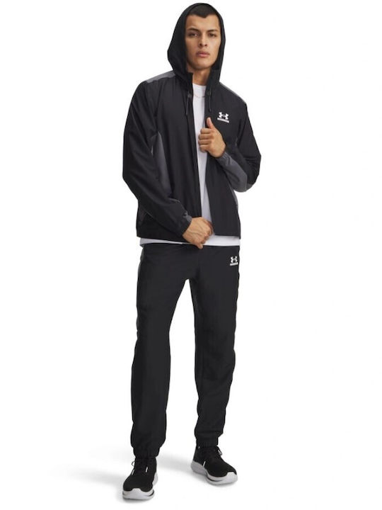 Woven Jacket Windproof Black