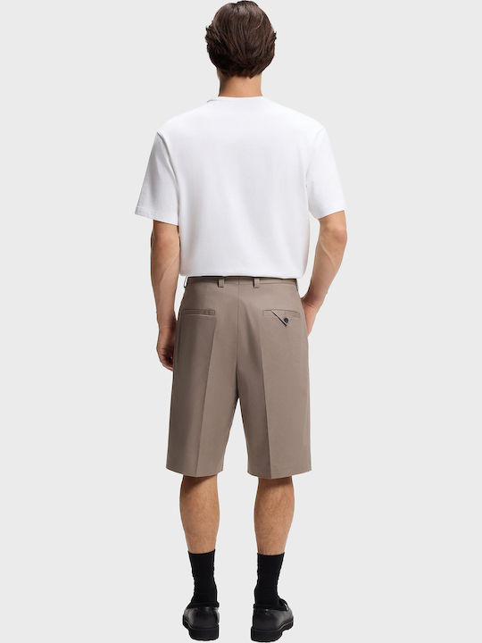 Pantalon Scurt Bărbați Maro Deschis