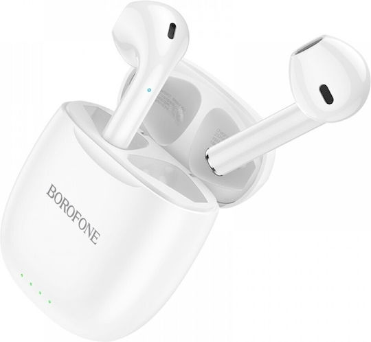 Borofone BW59 In-ear Bluetooth Handsfree Earphones with Charging Case White