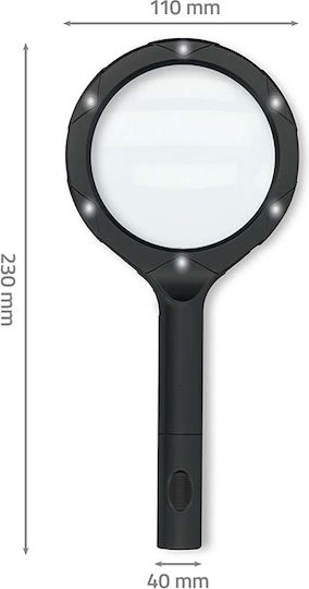 Nedis Nedis Vergrößerungsglas Handwerkzeug mit Licht
