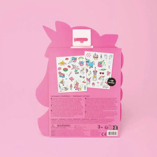 Omy 50 Pieces Unicorn Tattoo Stickers Lily