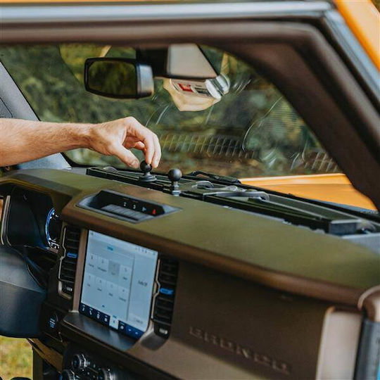 RAM Mount Suport Auto pentru Telefon cu Cârlige Reglabile Negru