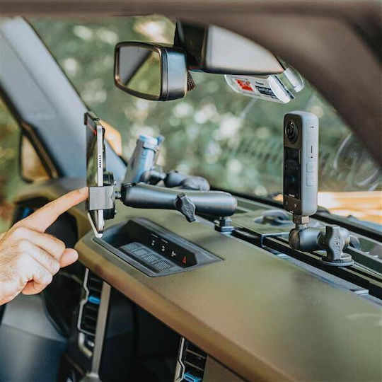 RAM Mount Suport Auto pentru Telefon cu Cârlige Reglabile Negru