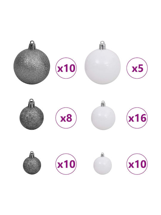 Artificial Christmas Tree 240cm With White LED Lighting