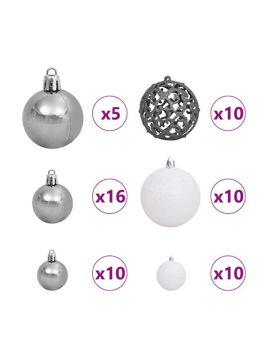 Artificial Christmas Tree 240cm With White LED Lighting