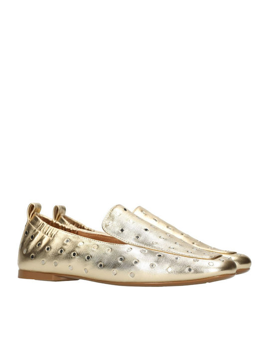 Mexx Women's Loafers In Gold Colour