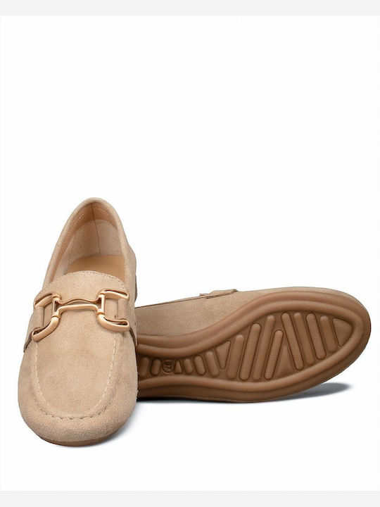 Day2day Γυναικεία Loafers σε Μπεζ Χρώμα