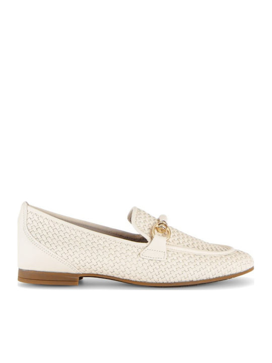 Loafers Dama Din Piele Bej
