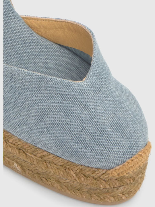 Chiara Summer Women's Platform Espadrilles Style Blue