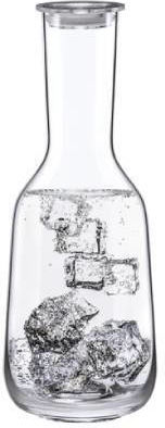 Rona Glass Water Bottle With Screw Lid Transparent 980ml