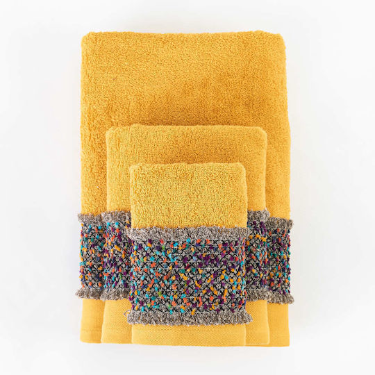Borea Bath Towels Set 3 pcs Jules Cream