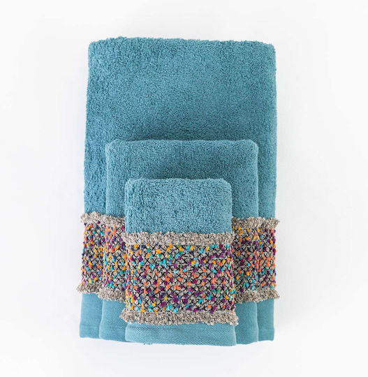 Borea Bath Towels Set 3 pcs Jules Cream