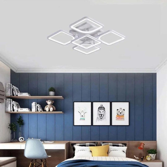 Alista Home Ceiling Light White with Integrated LED and Remote Control